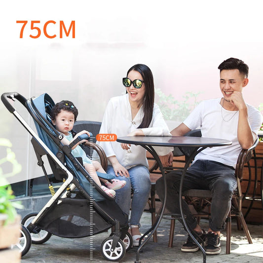 New Baby Stroller Cute Cartoon Dinosaur Baby Cariage High Landscape Foldable Stroller Baby Bassinet Puchair Carry on Baby Pram