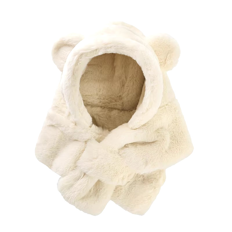 Cute Kids Winter Hat Knitted Infant Bonnet Baby Beanie Bear Lamb Wool Kids Baseball Cap for Girls Boys Child Accessories 6-36M