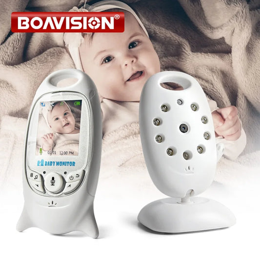 VB601 Video Baby Monitor Wireless 2.0'' LCD Babysitter 2 Way Talk Night Vision Temperature Security Nanny Camera 8 Lullabies