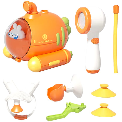 Baby Bath Toys for Kids Electric Submarine Shower Sucker Baby Toys Spray Water Toys Bathtub Toys Sprinkler Baby Shower