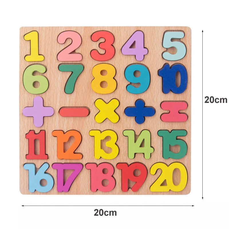 Montessori Toys Baby Puzzles Wooden Puzzles for Children Baby Games Montessori Educational Toys Baby Toys for Kids 1 2 3 Years