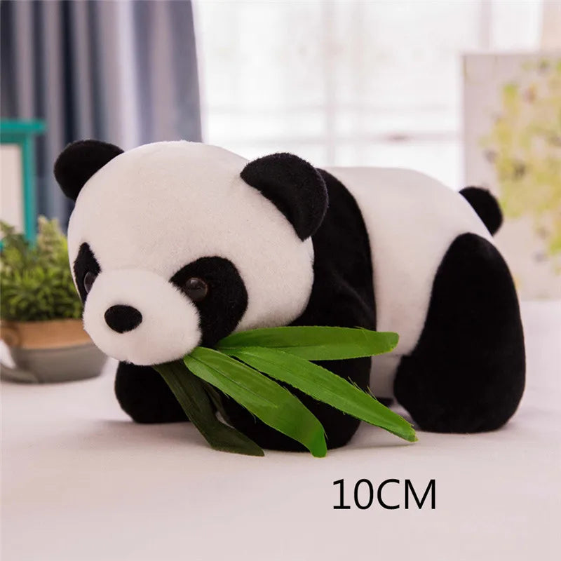 9/10/12/16Cm Baby Toys Soft Cartoon Panda Figure Pillow Stuffed Toys Panda Plush Animal Toys Kids Birthday Gift Kneeling Sitting