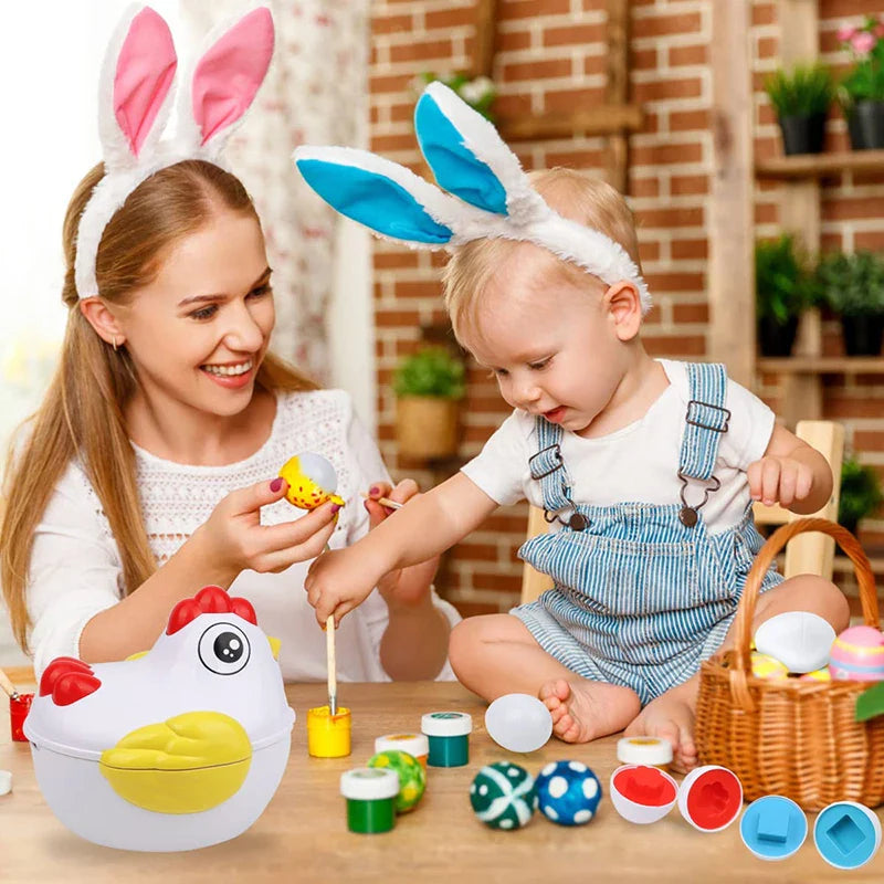 Matching Eggs Montessori Sensory Baby Toys