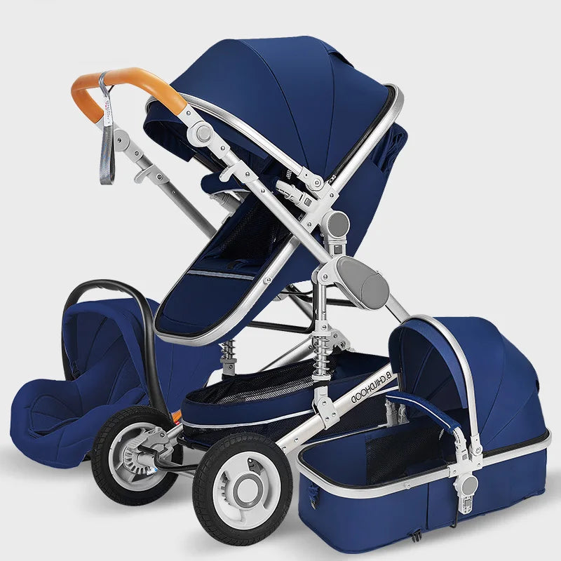 Luxury Baby Stroller High Landview 3 in 1 Baby Stroller Portable Baby Pushchair Baby Pram Baby Comfort for Newborn