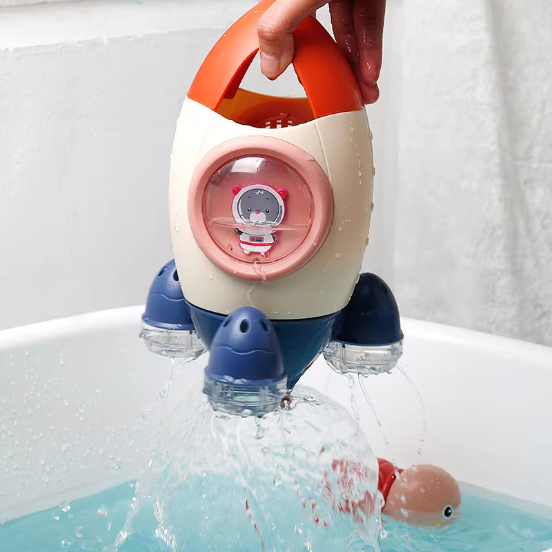 New Bath Toys Baby Water Game Duck Model Faucet Shower Electric Water Spray Swimming Bathroom Baby Toys for Kids Gifts