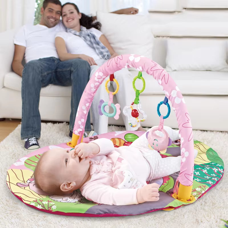 Educational Fitness Frame for Children Play Mat Rack Crawling Blanket Infant Play Rug Gift Kids Activity Mat Gym Baby Toys