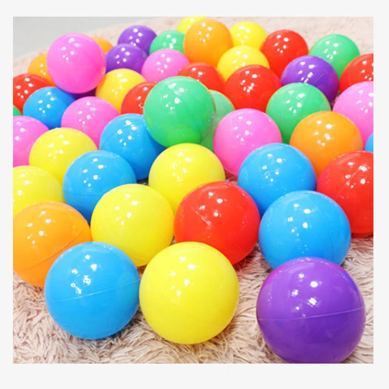 50Pcs Baby Plastic Balls Water Pool Ocean Ball Games for Children Swim Pit Play House Outdoors Sport Ball Tents Baby Toys