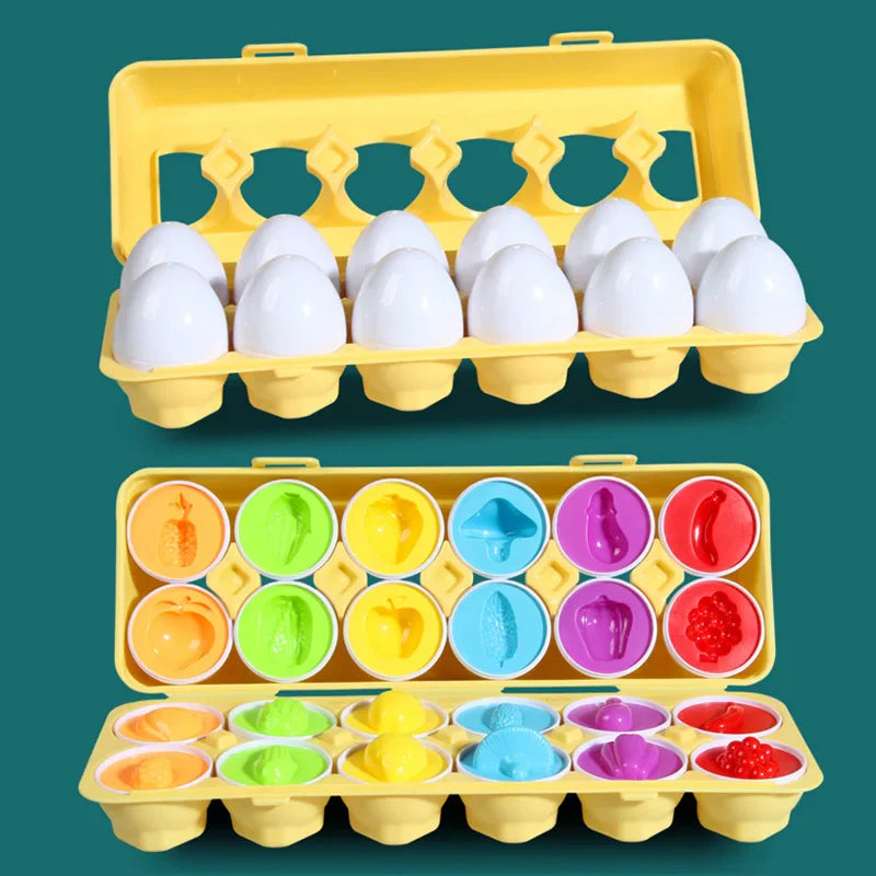 Matching Eggs Montessori Sensory Baby Toys