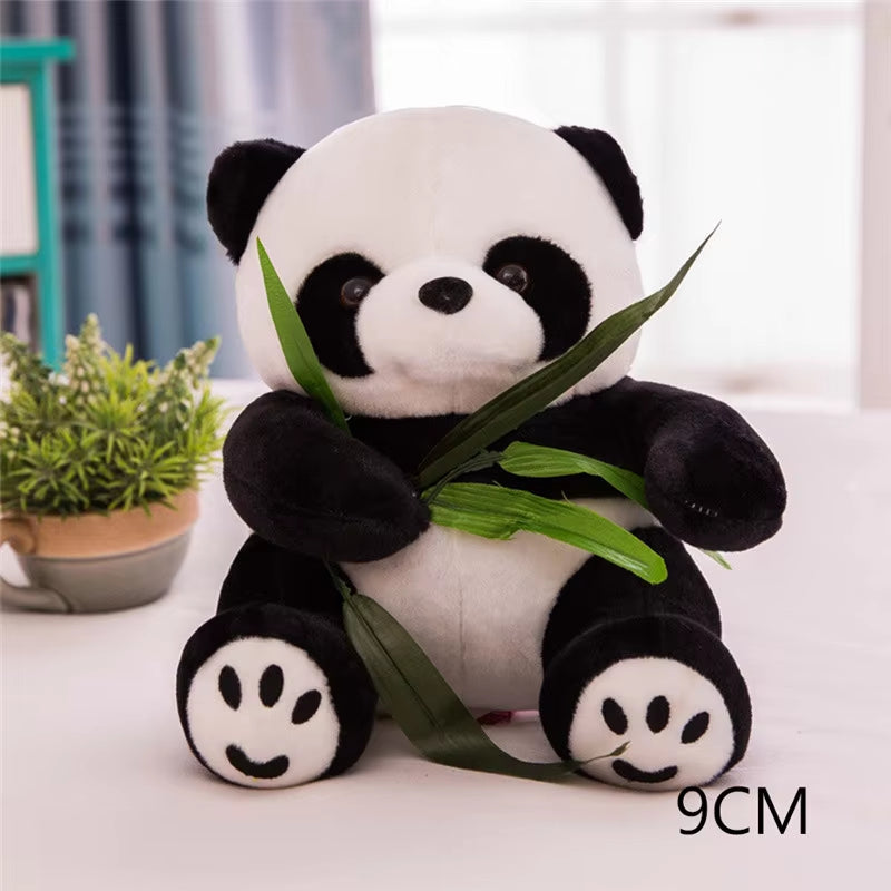 9/10/12/16Cm Baby Toys Soft Cartoon Panda Figure Pillow Stuffed Toys Panda Plush Animal Toys Kids Birthday Gift Kneeling Sitting