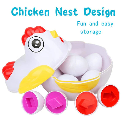 Matching Eggs Montessori Sensory Baby Toys