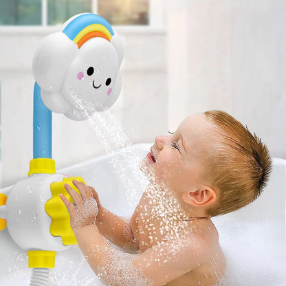 New Bath Toys Baby Water Game Duck Model Faucet Shower Electric Water Spray Swimming Bathroom Baby Toys for Kids Gifts