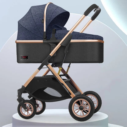 New Baby Stroller Cute Cartoon Dinosaur Baby Cariage High Landscape Foldable Stroller Baby Bassinet Puchair Carry on Baby Pram