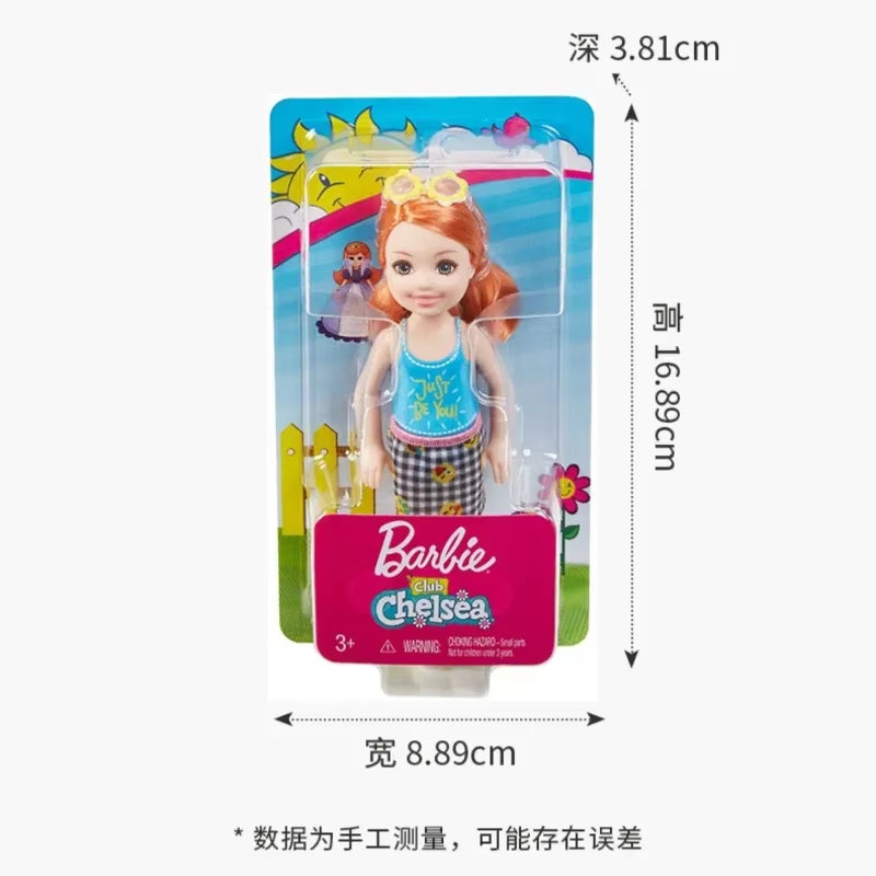 Original Barbie Club Chelsea Doll Travel Dolls Kawaii Fashion Clothes Accessories Education Play House Baby Toys for Girls Gift