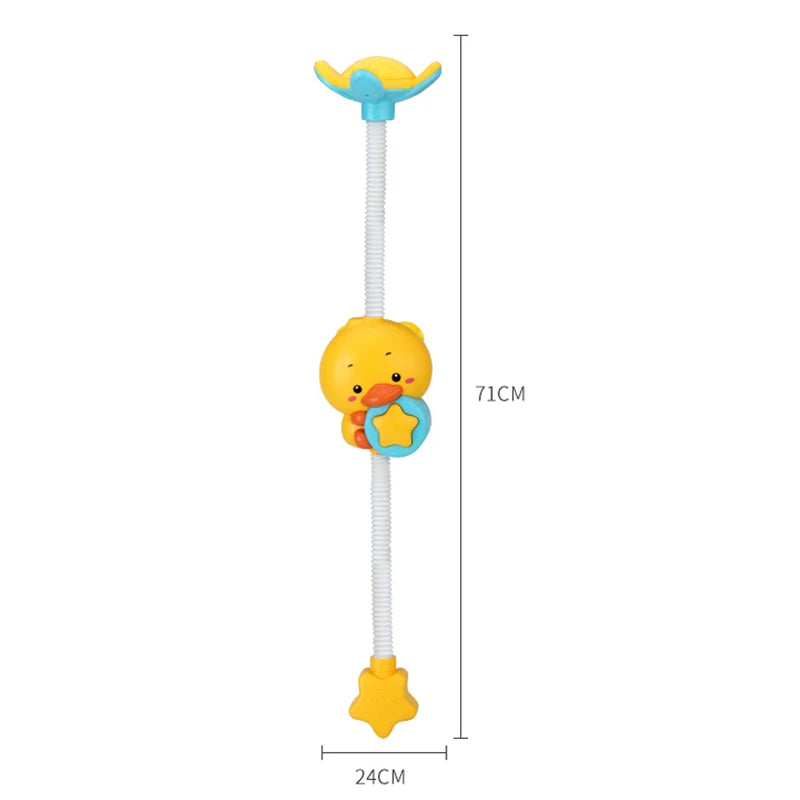 New Bath Toys Baby Water Game Duck Model Faucet Shower Electric Water Spray Swimming Bathroom Baby Toys for Kids Gifts