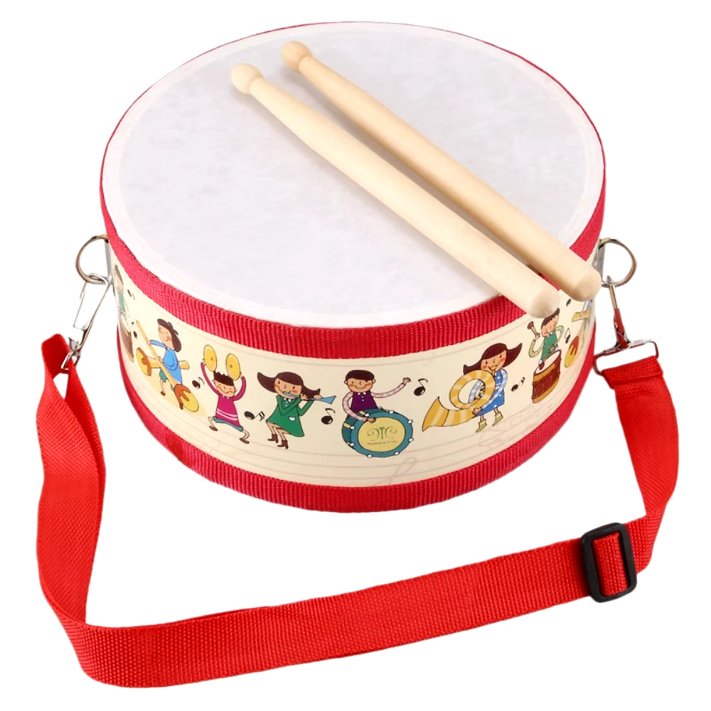 Drum Wood Kids Early Educational Musical Instrument for Children Baby Toys