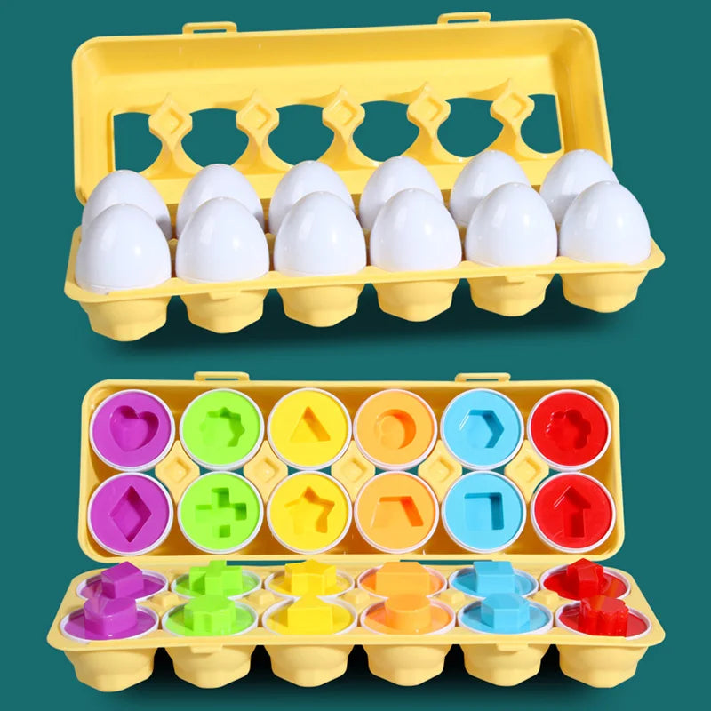 Matching Eggs Montessori Sensory Baby Toys