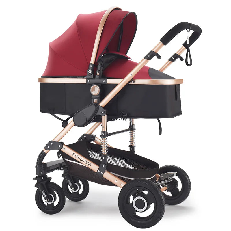 Luxury Baby Stroller High Landview 3 in 1 Baby Stroller Portable Baby Pushchair Baby Pram Baby Comfort for Newborn