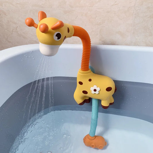 New Bath Toys Baby Water Game Duck Model Faucet Shower Electric Water Spray Swimming Bathroom Baby Toys for Kids Gifts