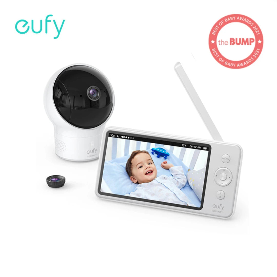 Video Baby Monitor Security Video Camera Bebe Audio 720P HD Resolution 110° Security Protection Lullaby Player Night Vision