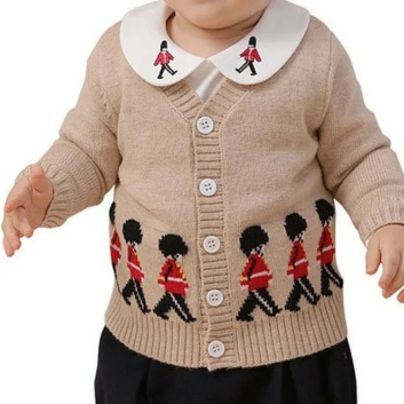 Spanish Baby Boys Clothes Children'S Sweater Cardigan Baby Wool Cartoon Sweater Kids Winter Sweaters Christmas Boys Clothes