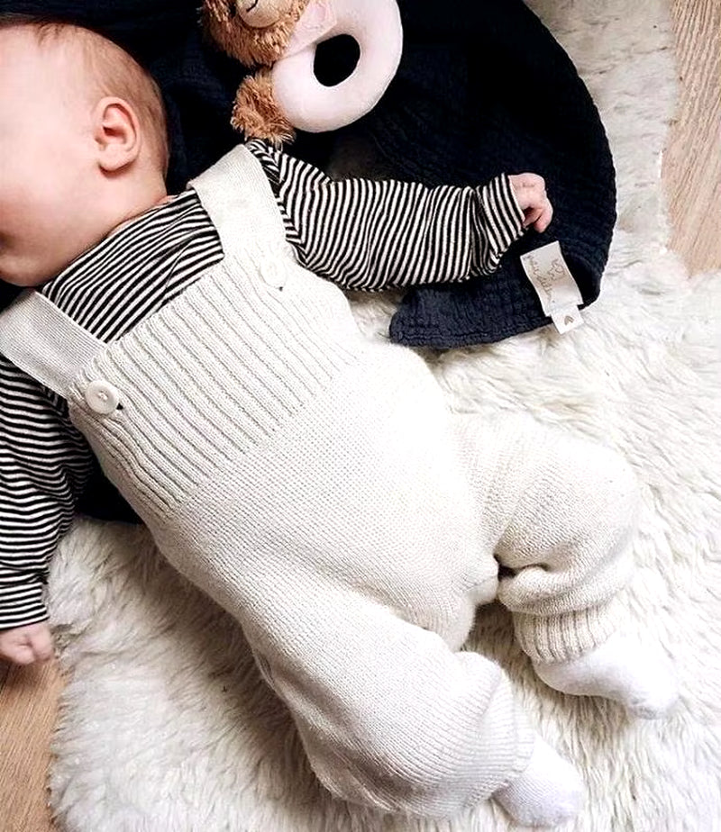 Baby Rompers New Winter Disna Brand Infant Boys Girls Merino Wool Thick Warm Kids Overalls Toddler Child Fashion Pant Clothes