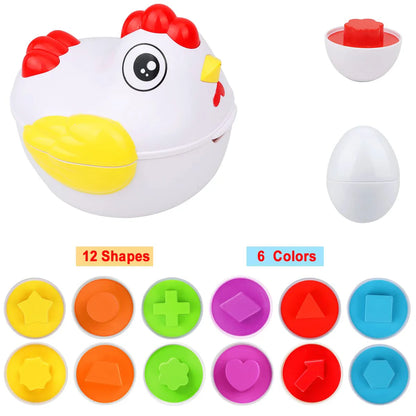 Matching Eggs Montessori Sensory Baby Toys