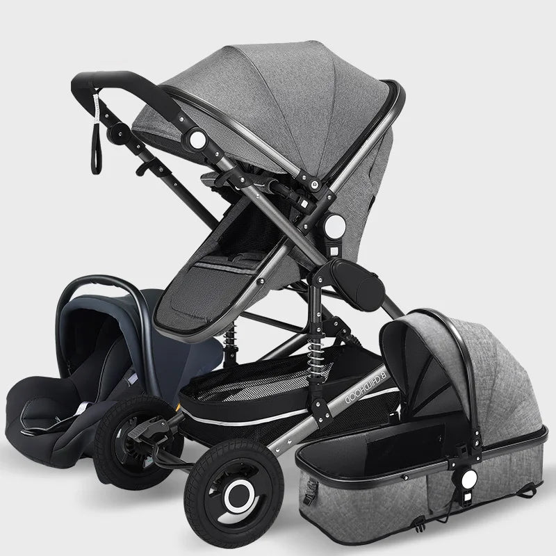 Luxury Baby Stroller High Landview 3 in 1 Baby Stroller Portable Baby Pushchair Baby Pram Baby Comfort for Newborn