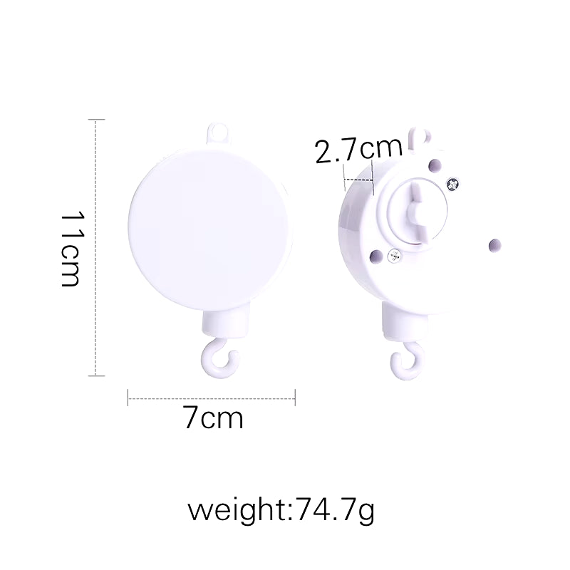 Baby Crib Mobiles Rattles Music Educational Toys Bed Bell Newborn Mobile Bed Bell Bracket Baby Toys Wooden Bed Bell Accessories