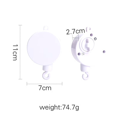 Baby Crib Mobiles Rattles Music Educational Toys Bed Bell Newborn Mobile Bed Bell Bracket Baby Toys Wooden Bed Bell Accessories