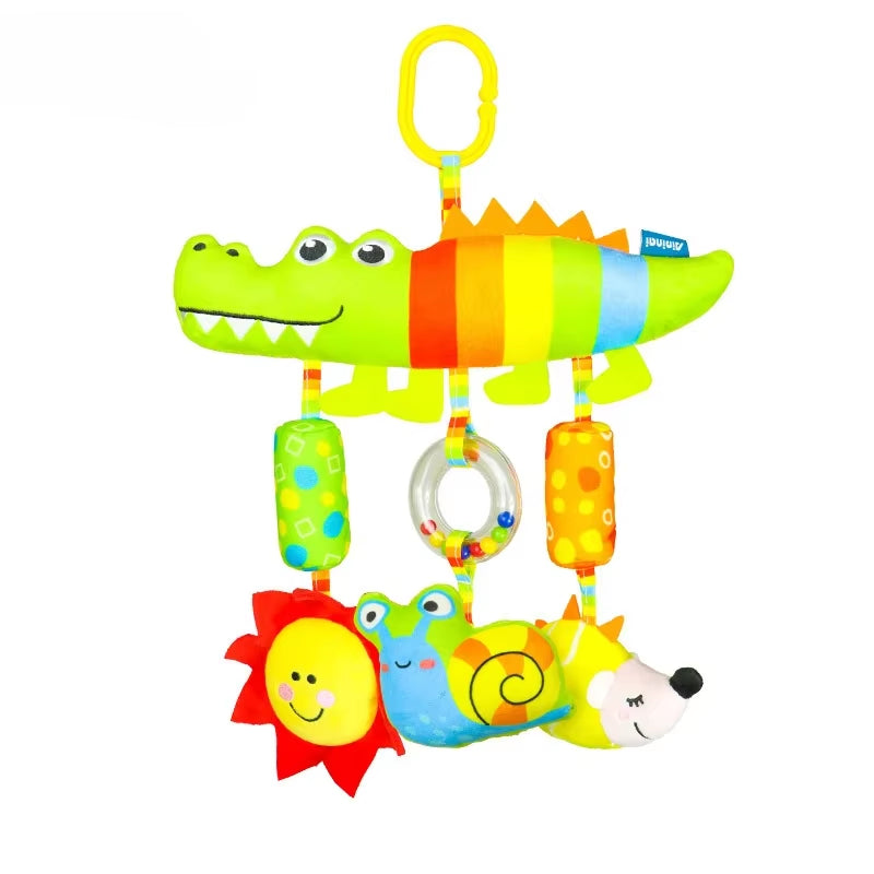 Baby Toys for 0 3 6 12 Months Rainbow Activity Plush Animal Stroller Hanging Toy for Baby Car Seat Crib Travel Sensory Baby Toys