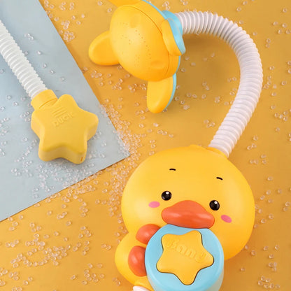 New Bath Toys Baby Water Game Duck Model Faucet Shower Electric Water Spray Swimming Bathroom Baby Toys for Kids Gifts