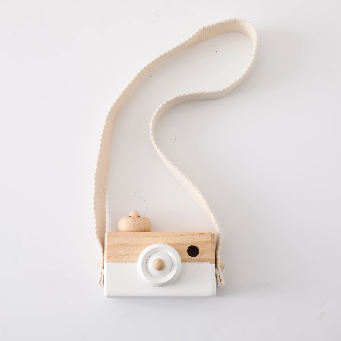 Let'S Make 1Pc Wooden Fashion Telescope Camera Baby Toys Wood Pendants Montessori Toys for Baby Wooden Blocks Nursing Present