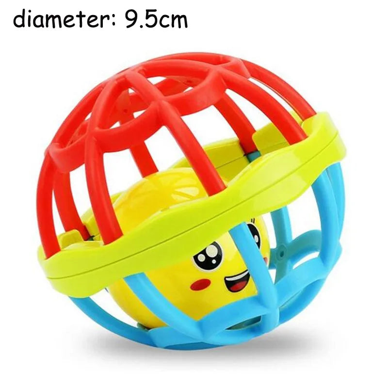 Baby Toys Fun Little Loud Jingle Ball Baby Bath Toys Intelligence Training Grasping Ability Rattles Mobile Baby Toys 0-12 Months