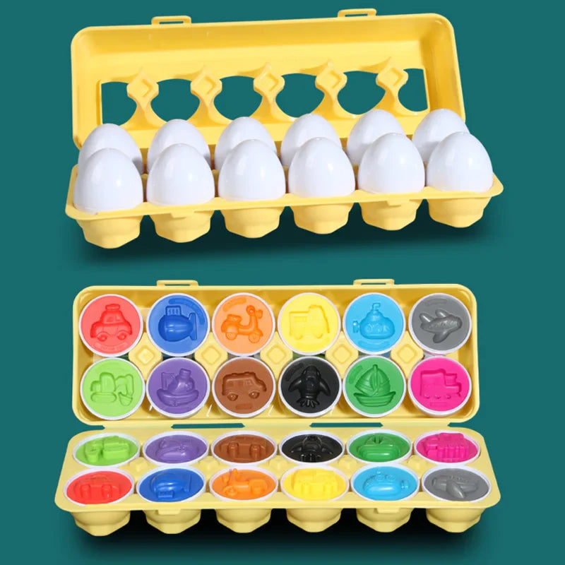 Matching Eggs Montessori Sensory Baby Toys