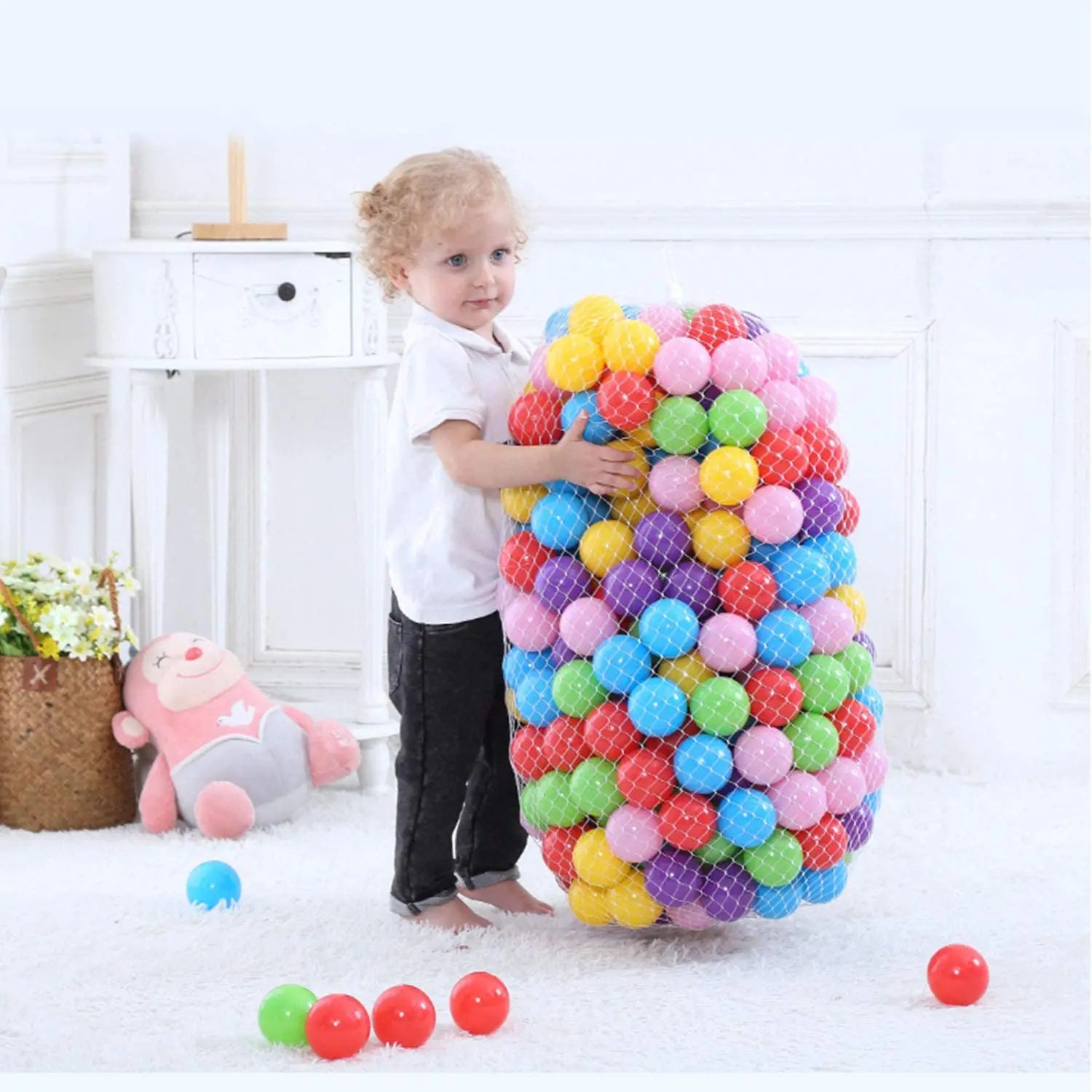 50Pcs Baby Plastic Balls Water Pool Ocean Ball Games for Children Swim Pit Play House Outdoors Sport Ball Tents Baby Toys