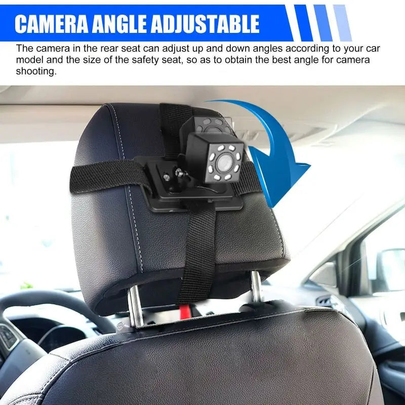 Baby Car Monitor 1080P Monitor Camera for Baby Rear Facing Seat Mirror Display 150° Wide View Night Vision Car Mirror Camera