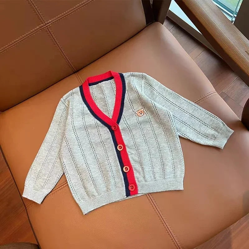 Spanish Baby Boys Clothes Children'S Sweater Cardigan Baby Wool Cartoon Sweater Kids Winter Sweaters Christmas Boys Clothes