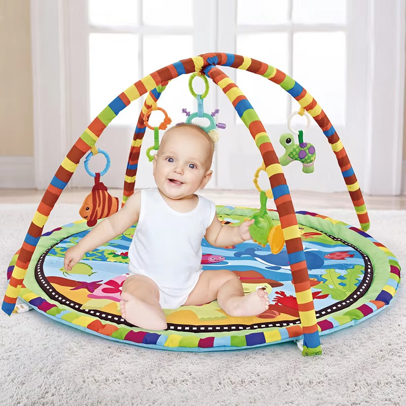 Educational Fitness Frame for Children Play Mat Rack Crawling Blanket Infant Play Rug Gift Kids Activity Mat Gym Baby Toys