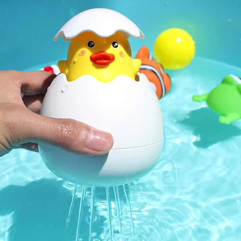 New Bath Toys Baby Water Game Duck Model Faucet Shower Electric Water Spray Swimming Bathroom Baby Toys for Kids Gifts