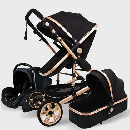 Luxury Baby Stroller High Landview 3 in 1 Baby Stroller Portable Baby Pushchair Baby Pram Baby Comfort for Newborn