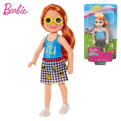 Original Barbie Club Chelsea Doll Travel Dolls Kawaii Fashion Clothes Accessories Education Play House Baby Toys for Girls Gift