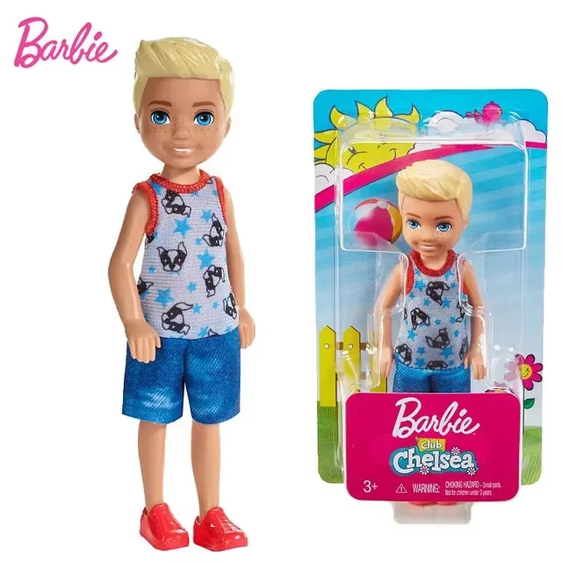 Original Barbie Club Chelsea Doll Travel Dolls Kawaii Fashion Clothes Accessories Education Play House Baby Toys for Girls Gift