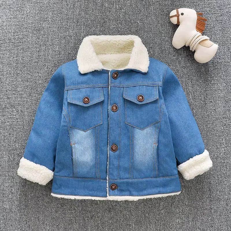 Winter 1PC Kids Baby Boys Girls Jacket Clothes Clothing Infant Boy Girl Child Tops Wool Jackets Coat Child Coats