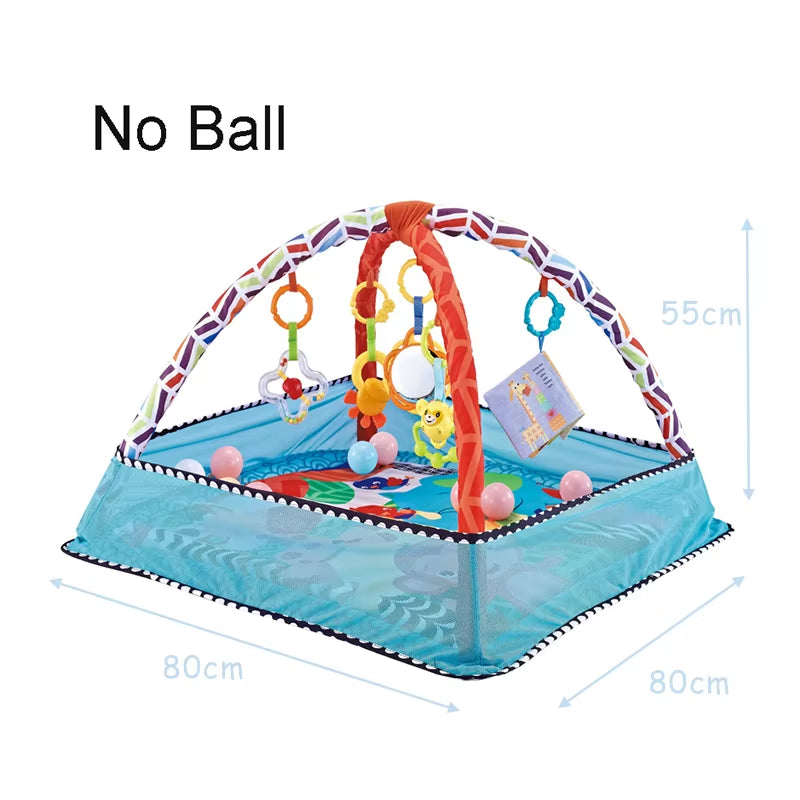 Educational Fitness Frame for Children Play Mat Rack Crawling Blanket Infant Play Rug Gift Kids Activity Mat Gym Baby Toys