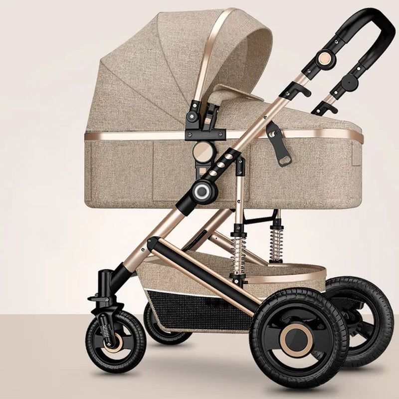 Luxury Baby Stroller High Landview 3 in 1 Baby Stroller Portable Baby Pushchair Baby Pram Baby Comfort for Newborn