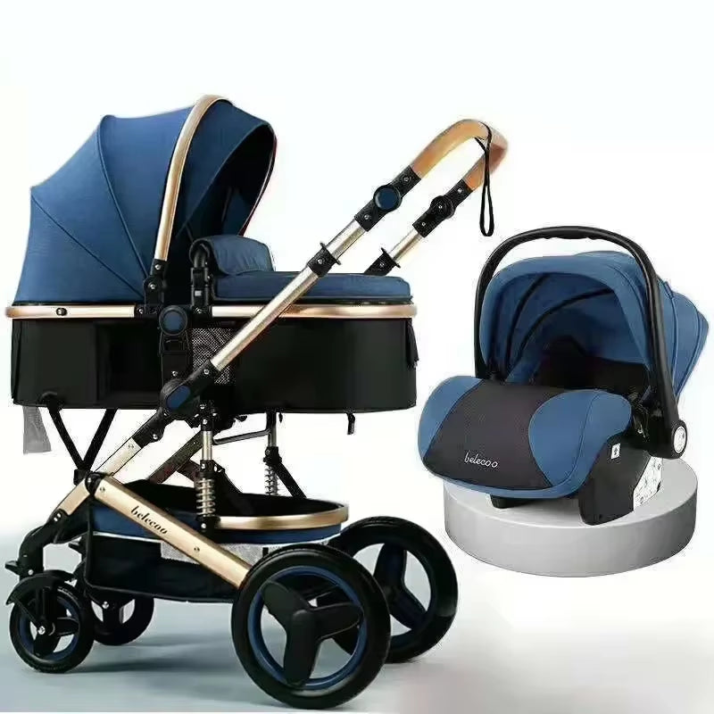 Baby Stroller 3 in 1 Pram Carriages for Newborn Buggy Travel System Multi-Function Cart Carrinho De Bebe 3 Em 1 Strollers