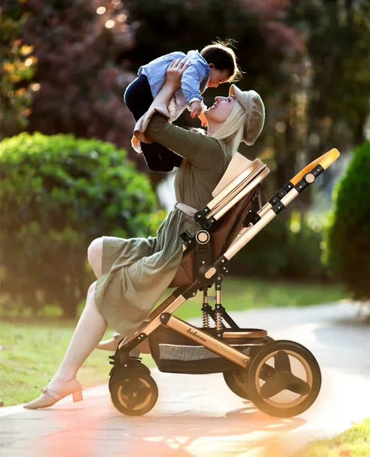 Baby Stroller 3 in 1 Pram Carriages for Newborn Buggy Travel System Multi-Function Cart Carrinho De Bebe 3 Em 1 Strollers