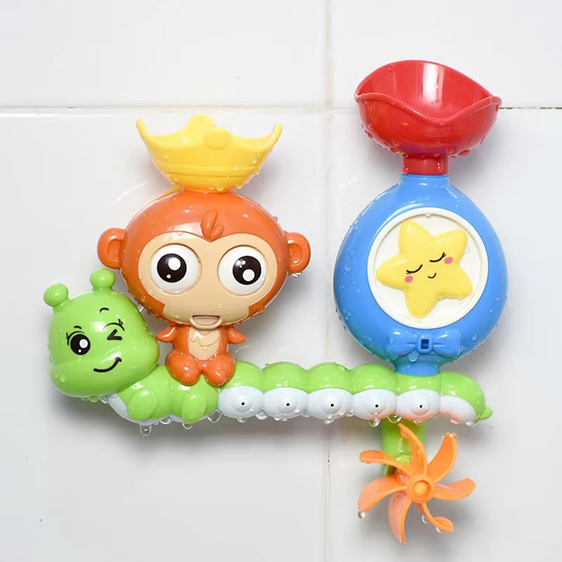 New Bath Toys Baby Water Game Duck Model Faucet Shower Electric Water Spray Swimming Bathroom Baby Toys for Kids Gifts