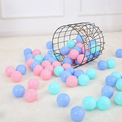 50Pcs Baby Plastic Balls Water Pool Ocean Ball Games for Children Swim Pit Play House Outdoors Sport Ball Tents Baby Toys